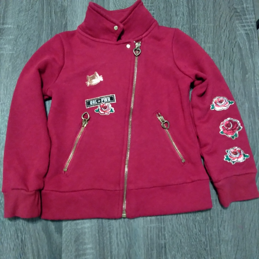 365 Kids  from Garanimals Toddler Girls full zipper Sweatshirt Jacket 